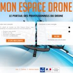 Aperçu du site Mon espace drone