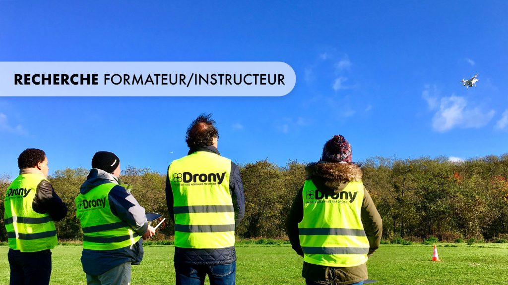 Recherche formateur/instructeur « télépilote drone » indépendant.