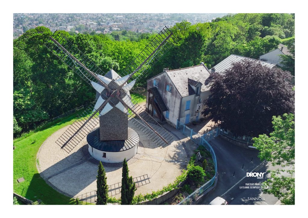 Moulin de Sannois - Vue aérienne par drone