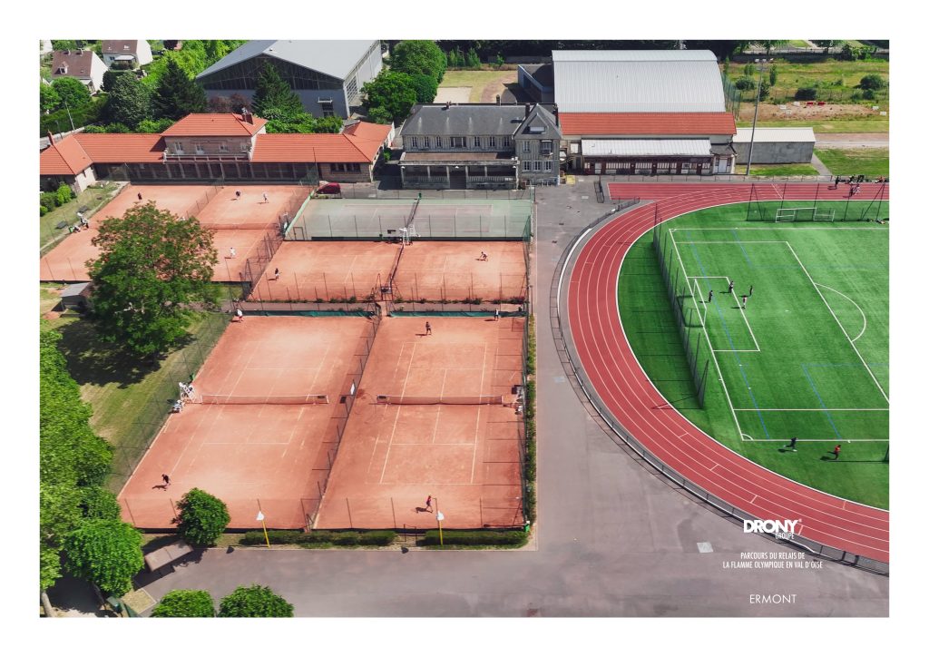 Complexe sportif Raoul Dautry à Ermont - Vue aérienne par drone