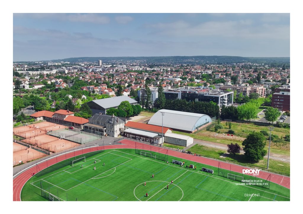 Complexe sportif Raoul Dautry à Ermont - Vue aérienne par drone