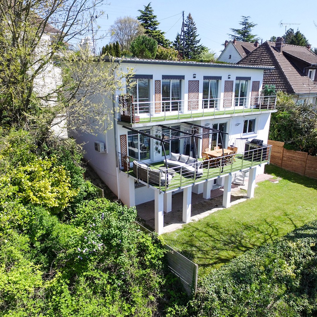 Villa dans le Val d'Oise par drone