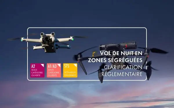 Vol de nuit en zones ségréguées, clarification réglementaire