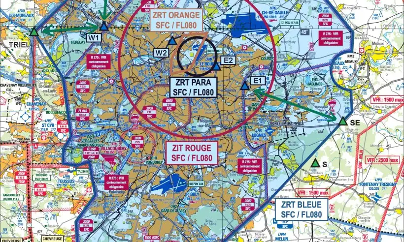 Restrictions de vol de drone en Région Parisienne en raison au salon du Bourget 2019