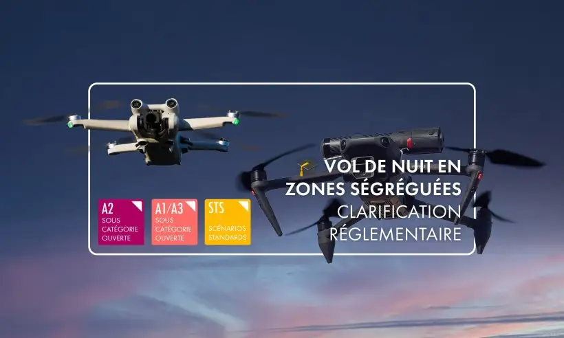 Vol de nuit en zones ségréguées, clarification réglementaire