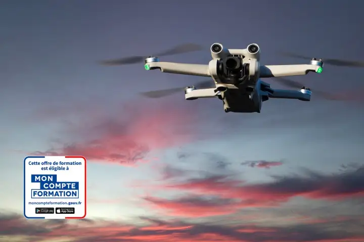 Formation télépilote de drone professionnel certifiante et éligible au CPF
