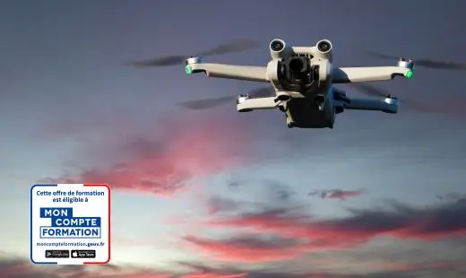 Formation télépilote de drone professionnel certifiante et éligible au CPF